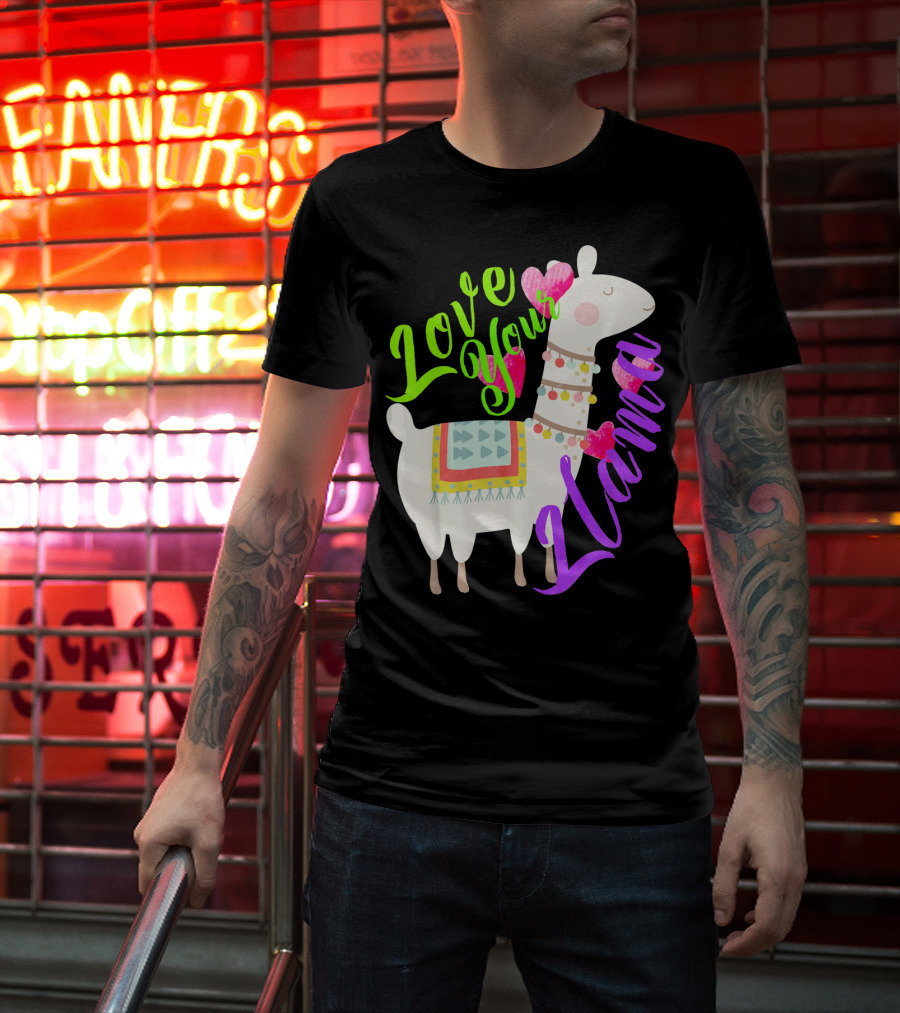 Love Your Llama Cute T-Shirt