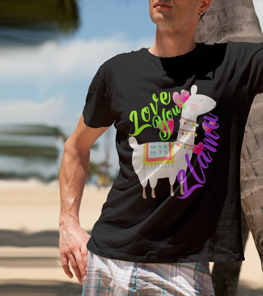 Love Your Llama Cute T-Shirt