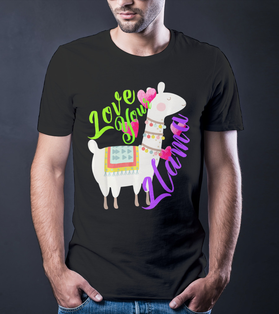 Love Your Llama Cute T-Shirt