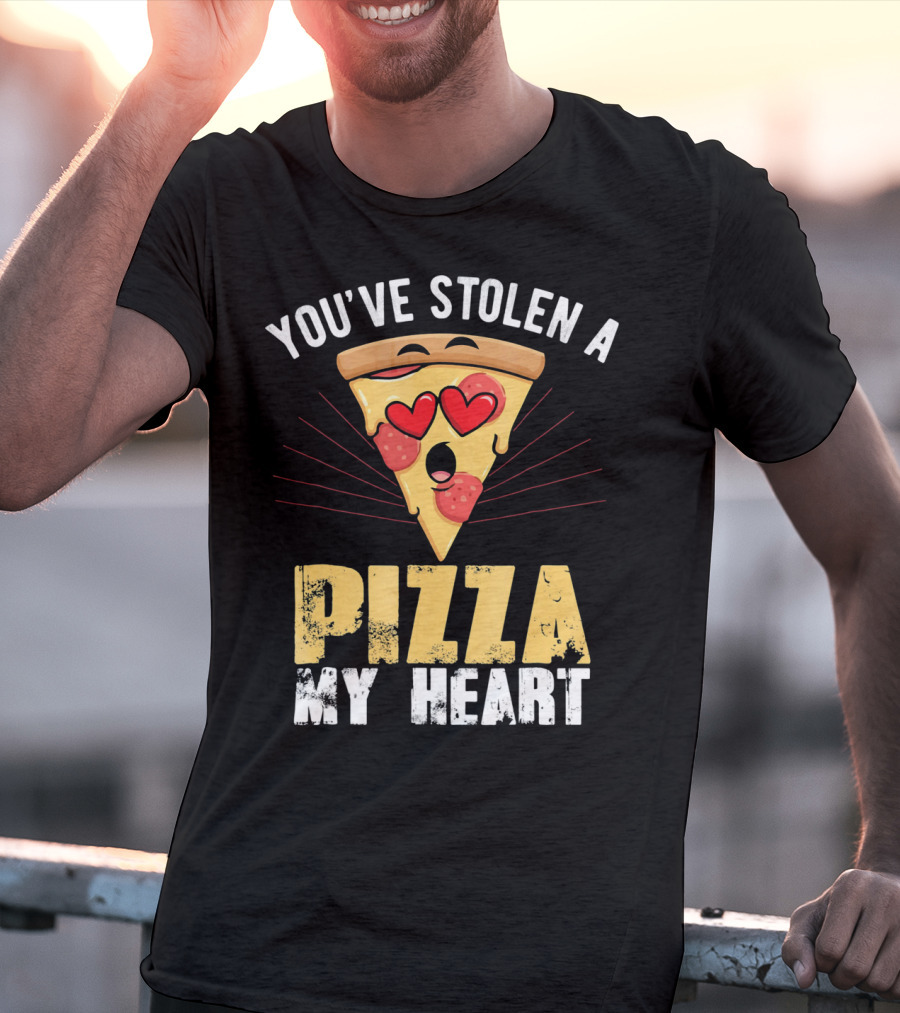 You've Stolen A Pizza My Heart Valentine's Day Humor T-Shirt
