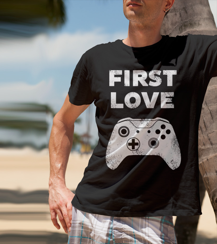 First Love Game Controller Video Gamer Valen T-Shirt