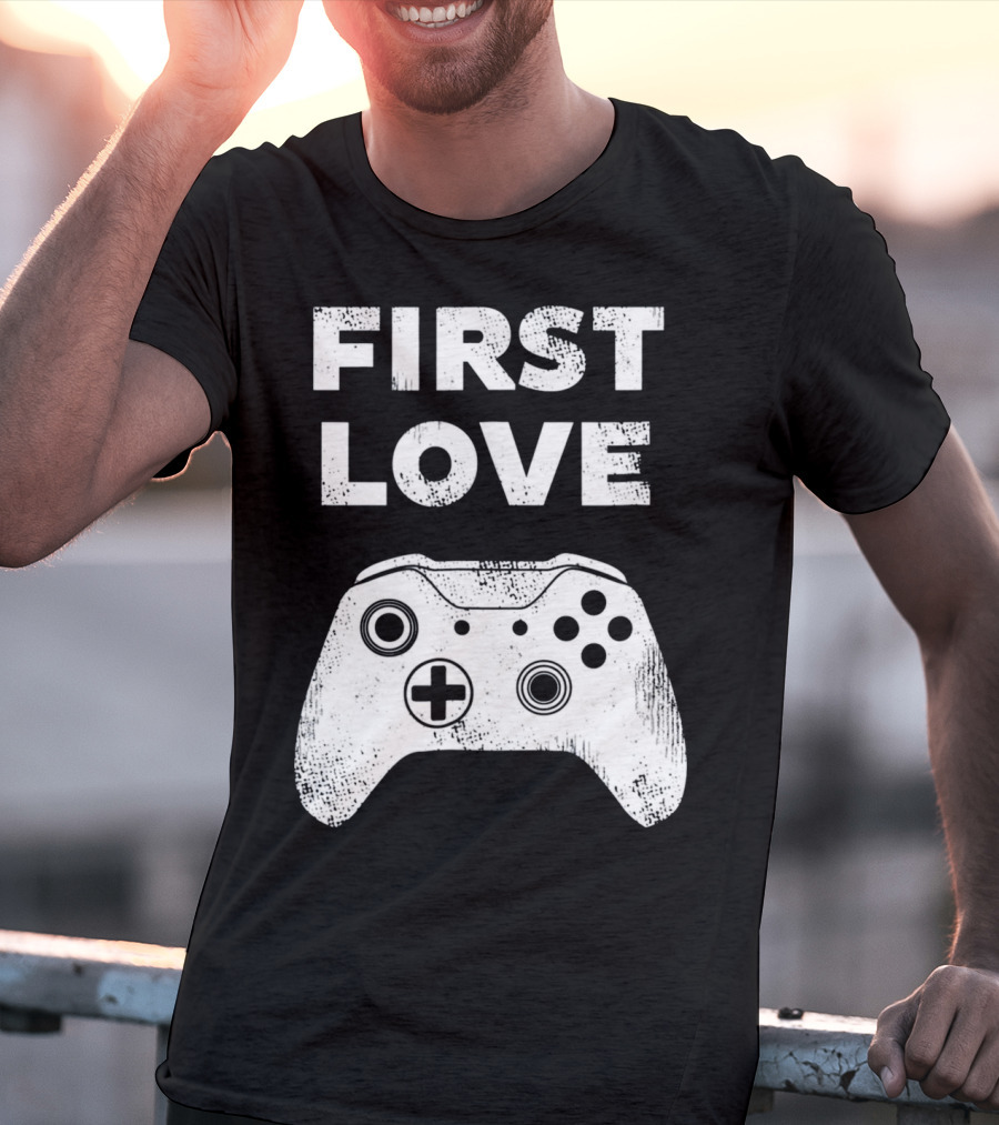 First Love Game Controller Video Gamer Valen T-Shirt