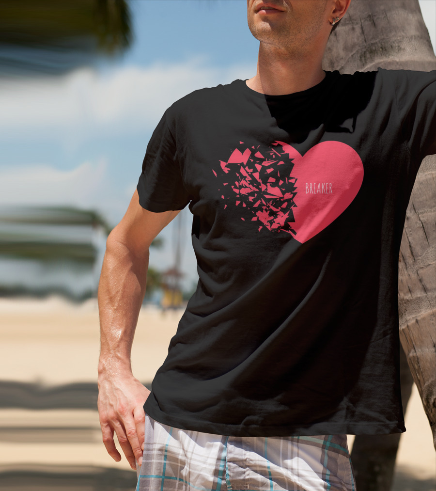 Funny Valentines Day Heart Breaker T-Shirt