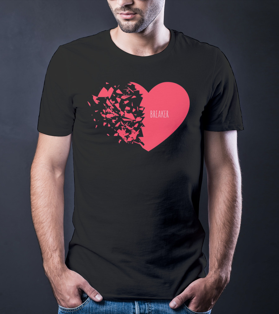 Funny Valentines Day Heart Breaker T-Shirt