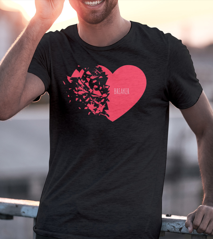 Funny Valentines Day Heart Breaker T-Shirt