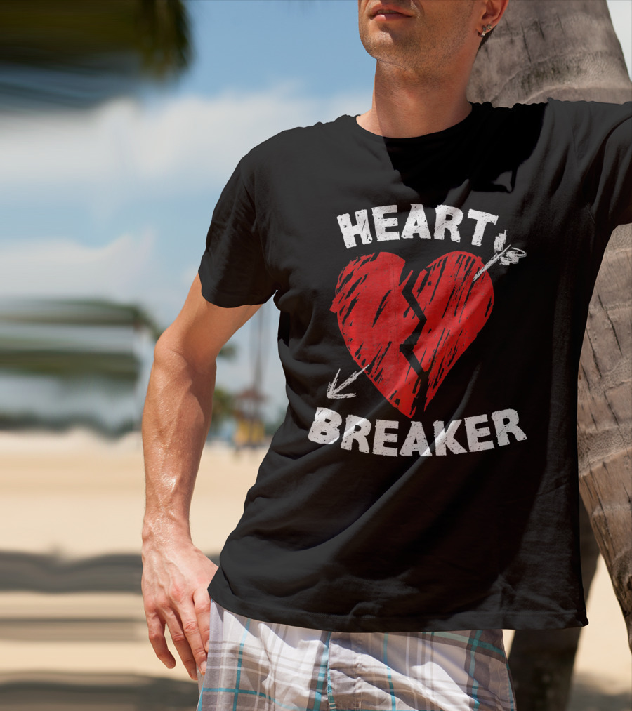 Heartbreaker Valentines Day Idea Heart T-Shirt