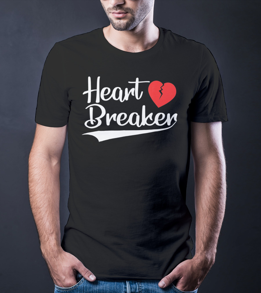 Heart Breaker Broken Heart Valentines Day T-Shirt