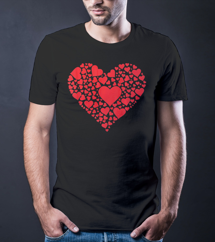 Heart Of Hearts Cute Valentine's Day Red Heart T-Shirt