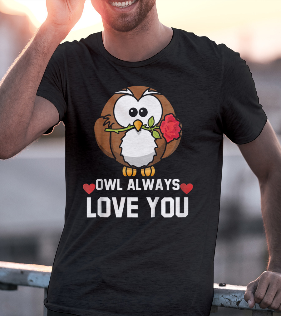 Owl Always Love You Funny Valentine Kids T-Shirt