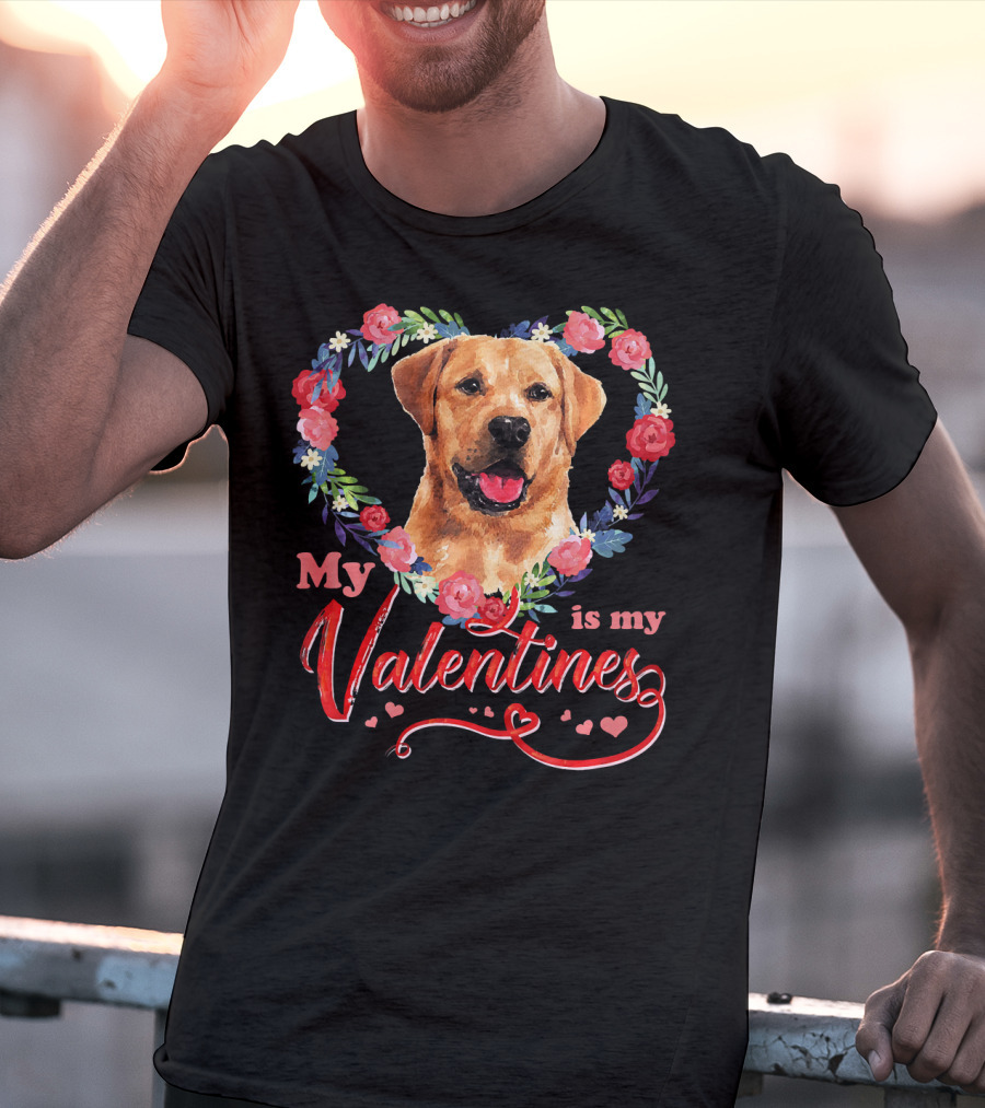 My Labrador Is My Valentines T-Shirt