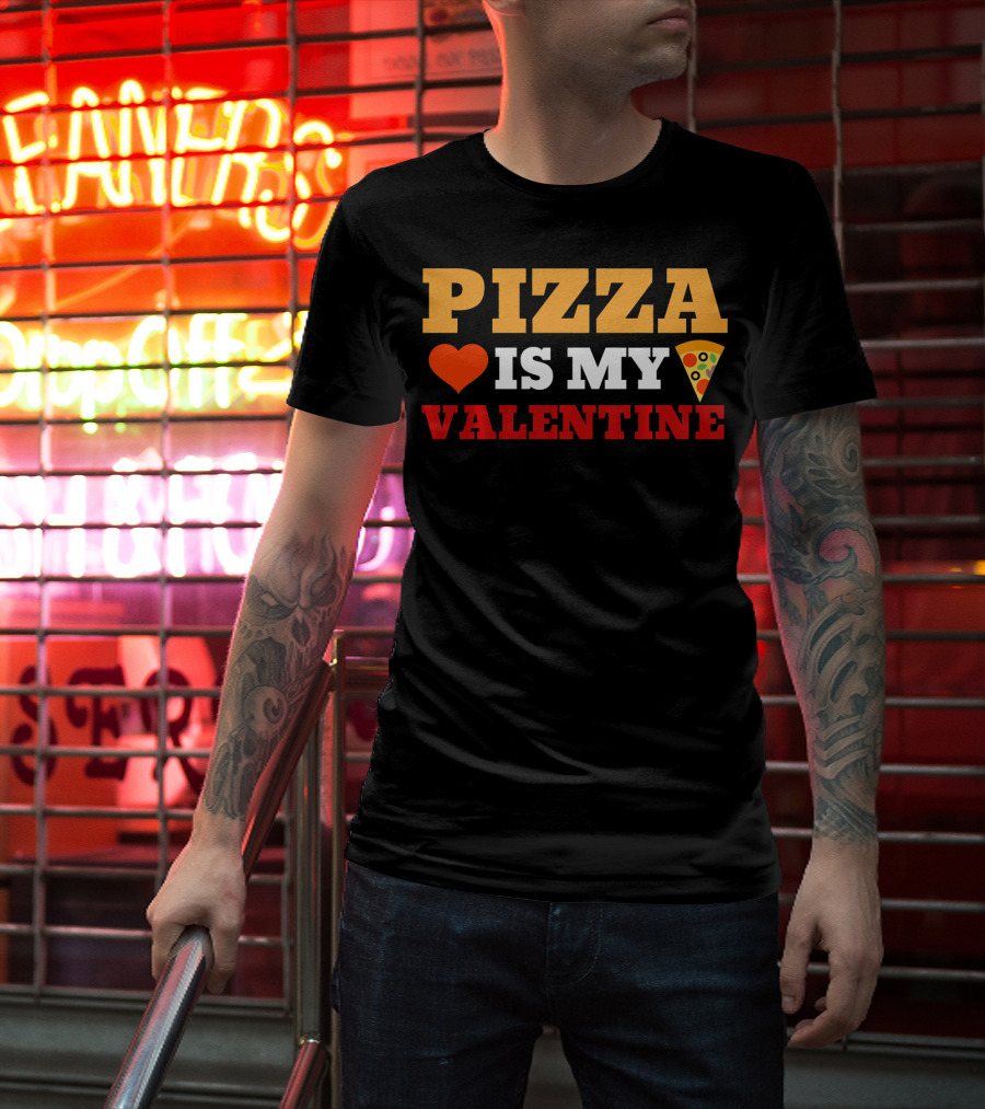 Pizza Heart Is My Slice Valentine T-Shirt