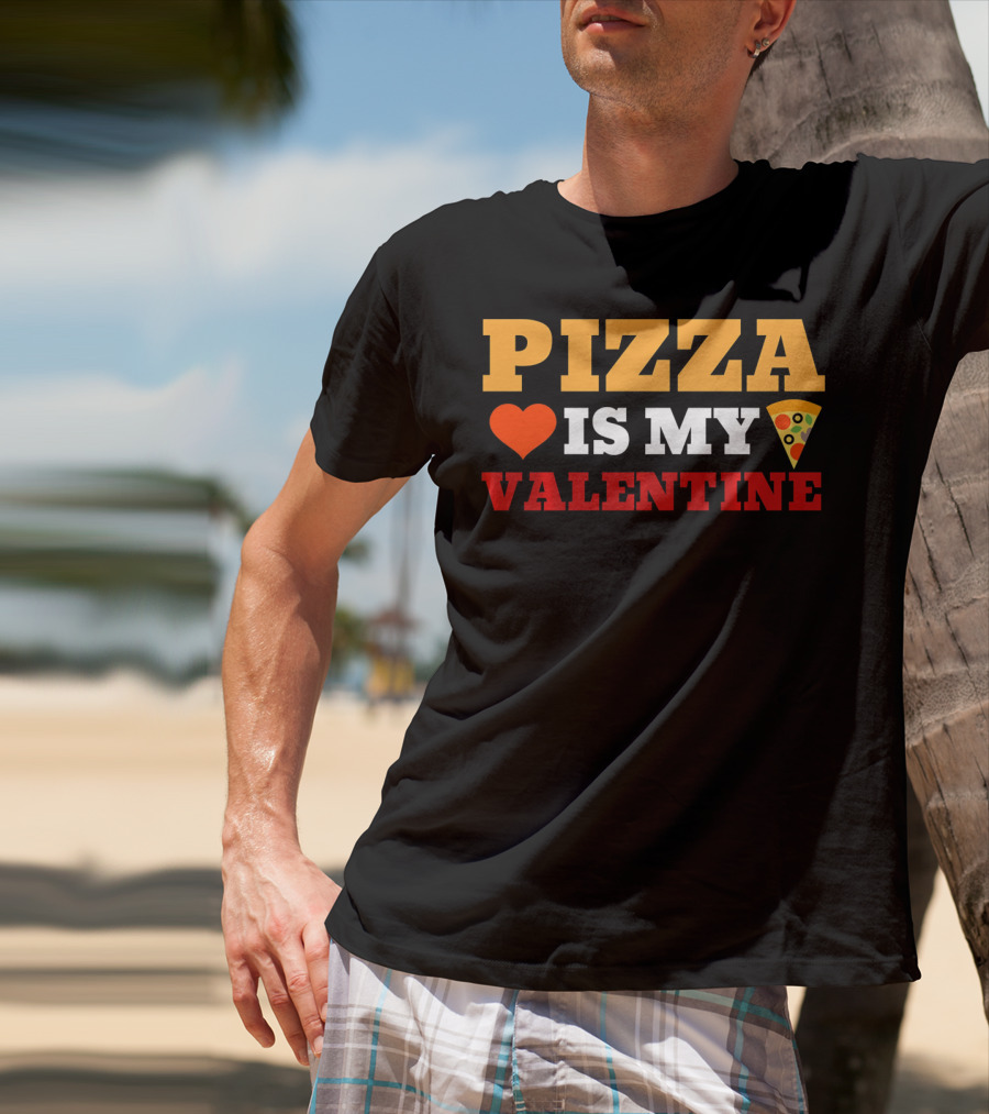 Pizza Heart Is My Slice Valentine T-Shirt
