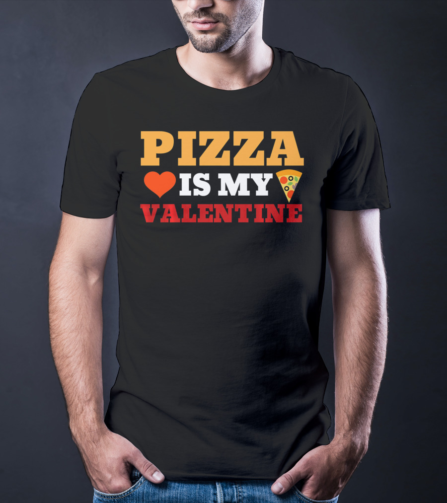 Pizza Heart Is My Slice Valentine T-Shirt