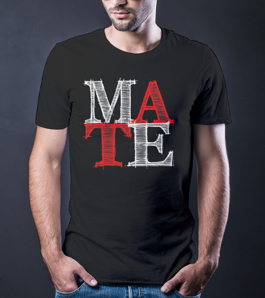 PREMIUM Couples Vale MATE Text T-Shirt