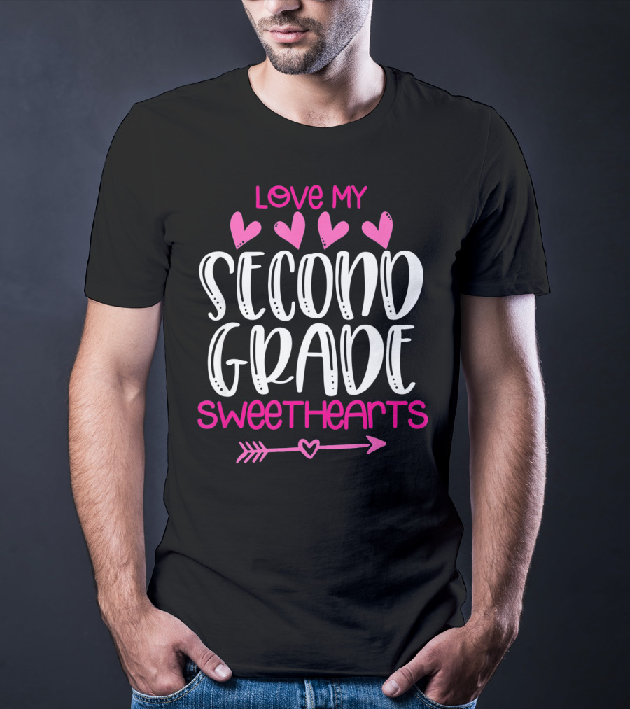 Love My Second Grade Sweethearts T-Shirt