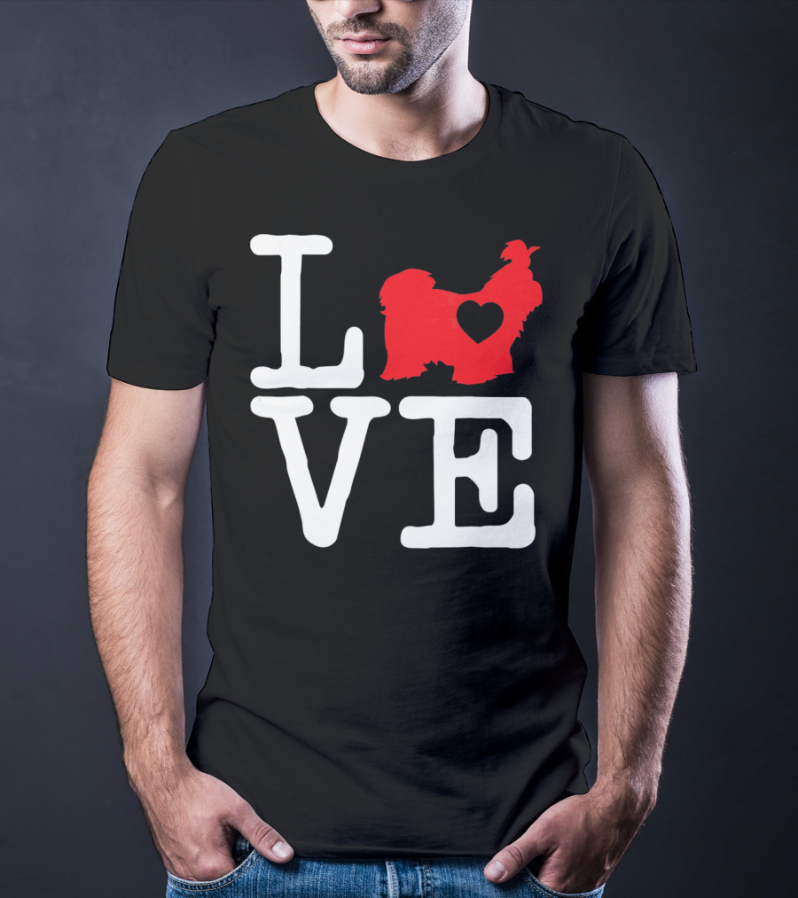 LOVE Shih Tzu Valentine's Day Rottie T-Shirt