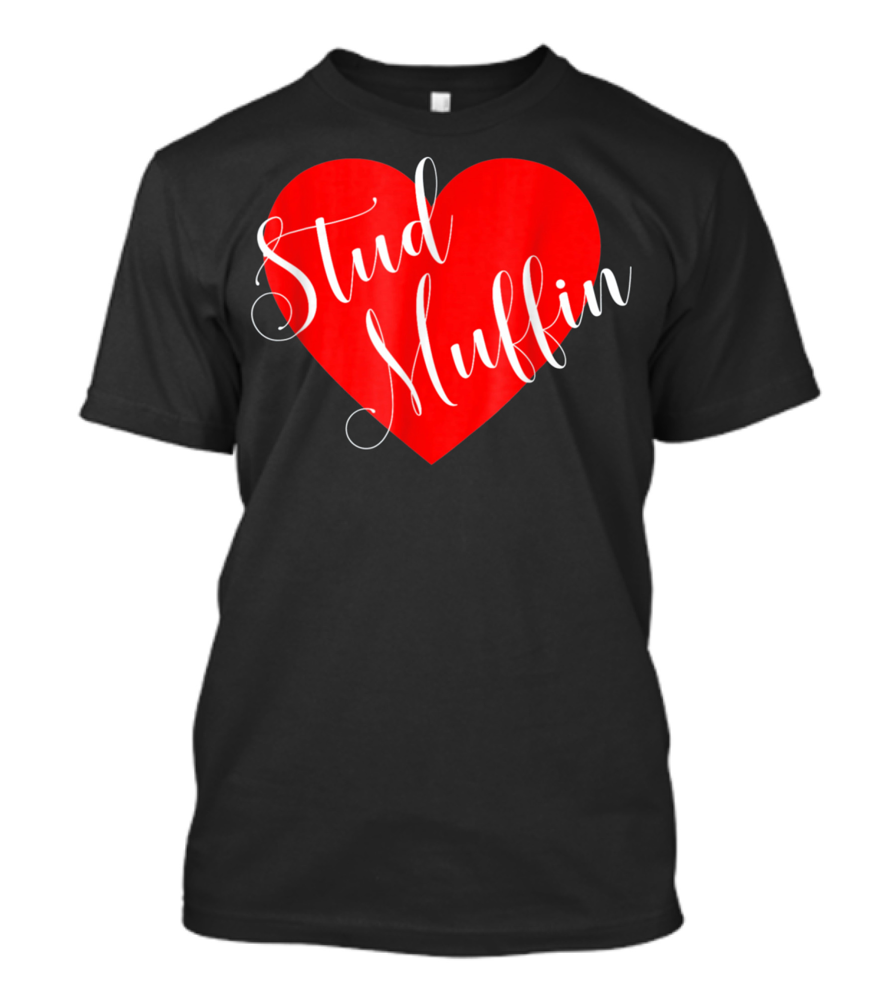 Stud Muffin Retro Vintage Valen Heart T-Shirt