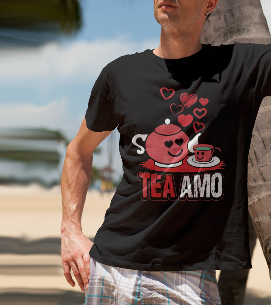 Tea Amo Truth Tea Sis Sommelier Valentines Day T-Shirt