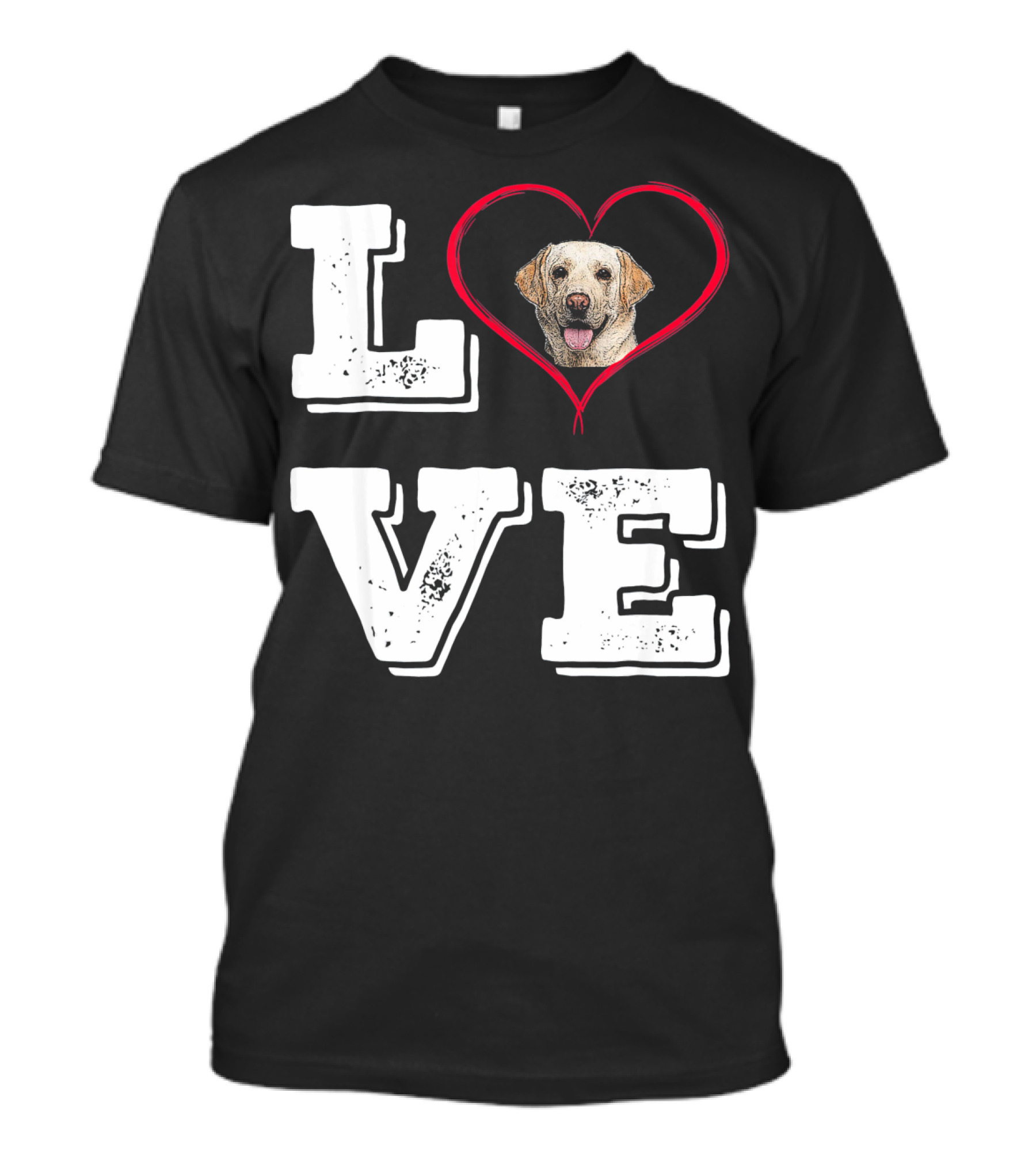 Labrador Retriever Love Heart T-Shirt