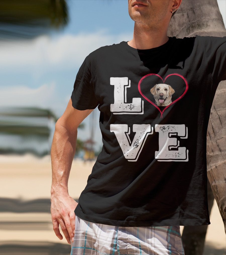 Labrador Retriever Love Heart T-Shirt