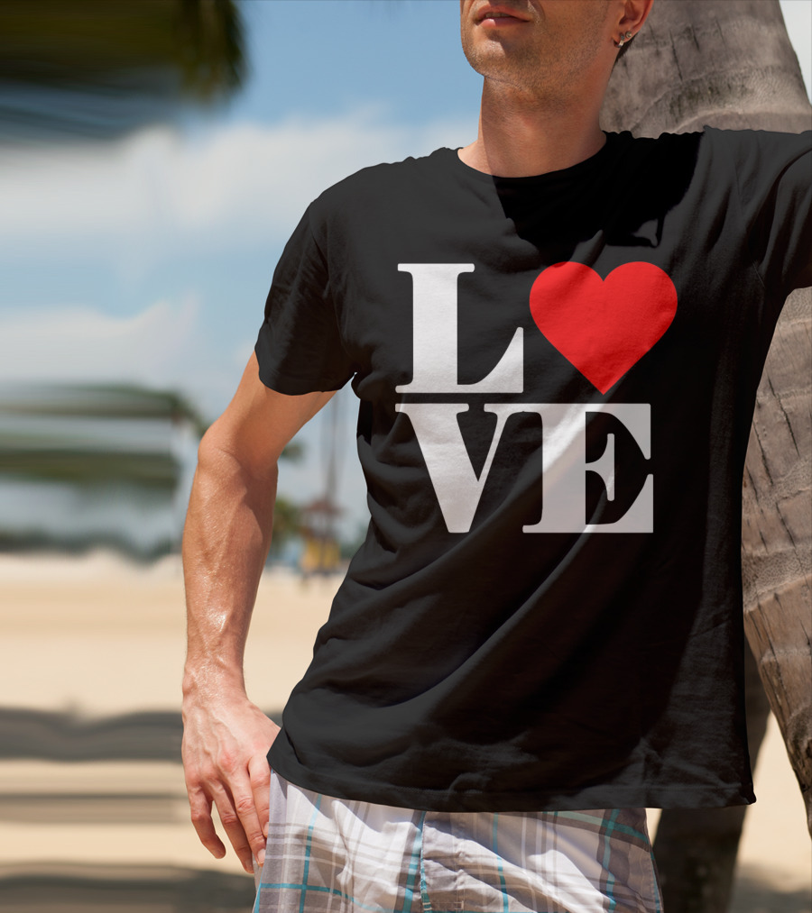 LOVE Heart Valentine's Day Iconic Romantic T-Shirt