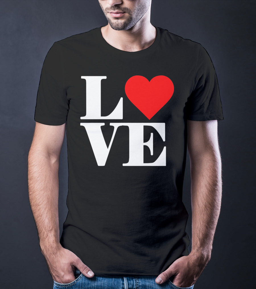 LOVE Heart Valentine's Day Iconic Romantic T-Shirt