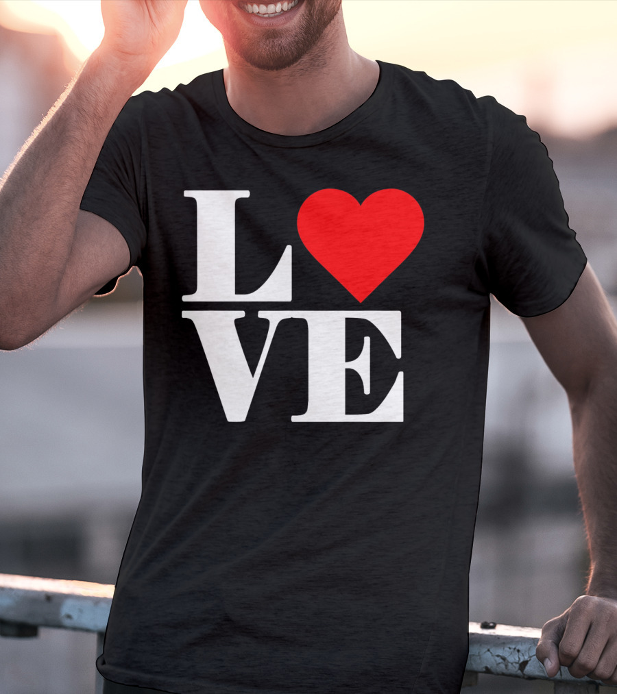 LOVE Heart Valentine's Day Iconic Romantic T-Shirt