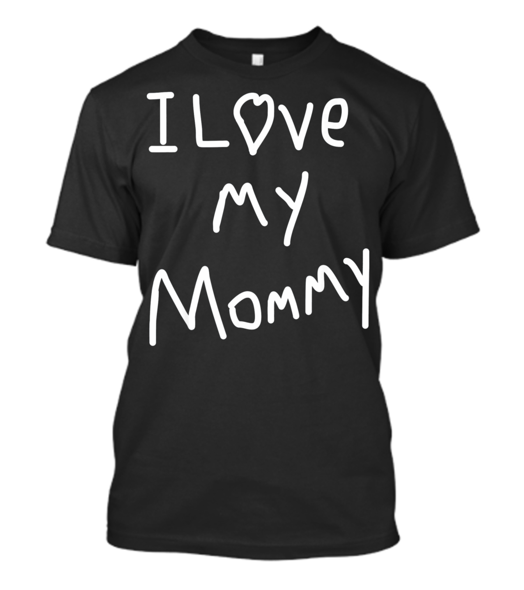 I Love My Mommy Valentine Heart T-Shirt