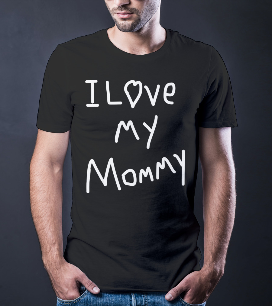 I Love My Mommy Valentine Heart T-Shirt