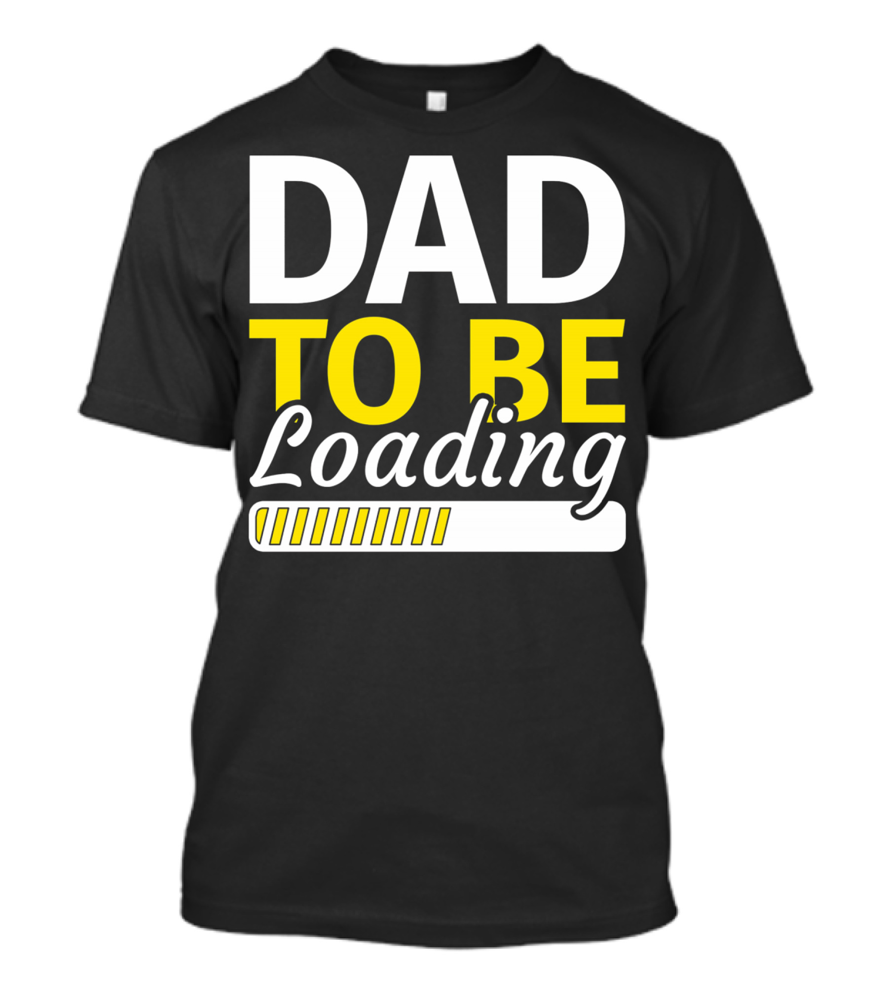 Dad To Be Loading Mens Valentines Pregnancy Announcement T-Shirt