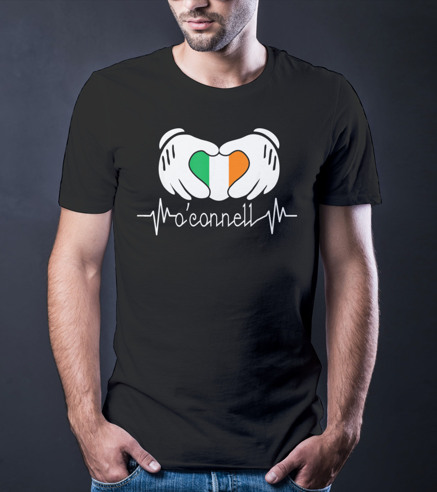 Irish Heartbeat O'Connell Hands Flag T-Shirt