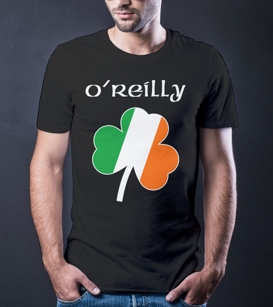 O'Reilly Irish Flag Shamrock Ireland T-Shirt