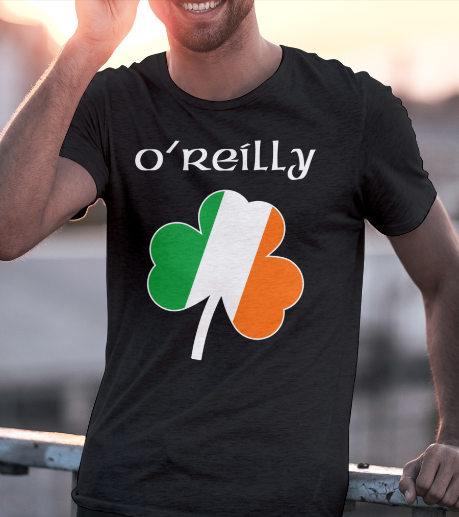 O'Reilly Irish Flag Shamrock Ireland T-Shirt