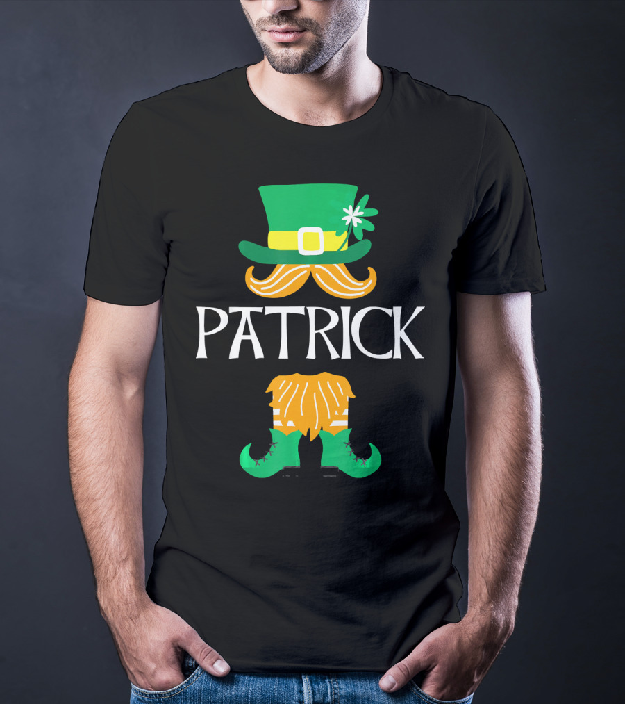 Patrick Funny Leprechaun Matching Family Group T-Shirt