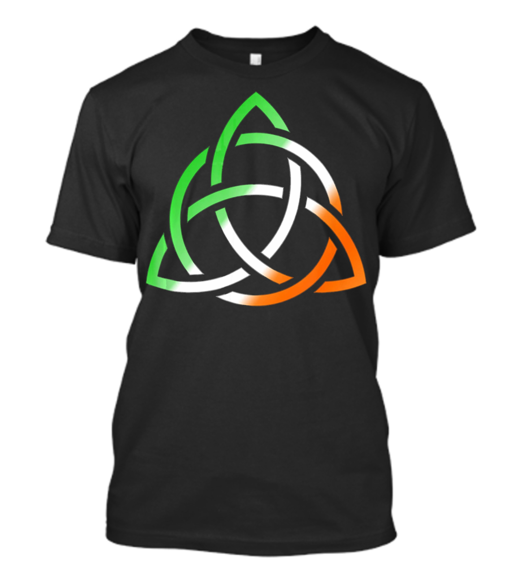 Celtic Trinity Knot Irish Flag Colors T-Shirt