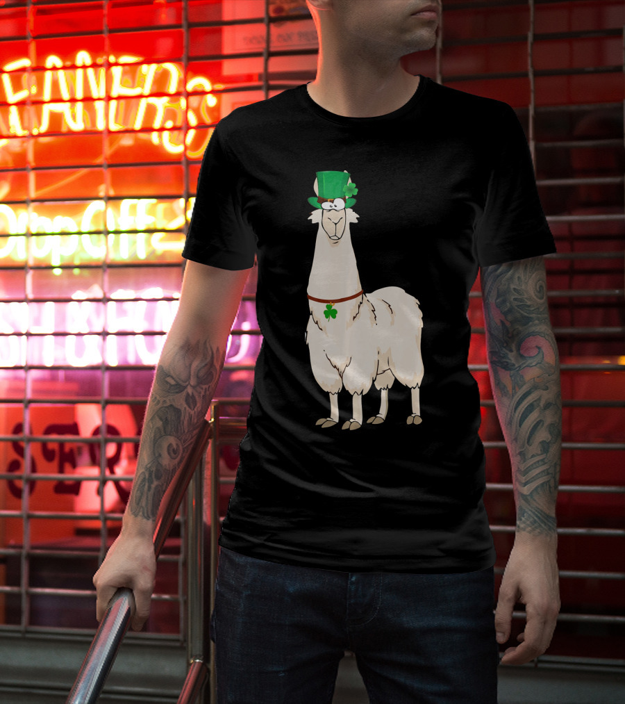 Leprechaun Costume Alpaca St Patrick's Day T-Shirt