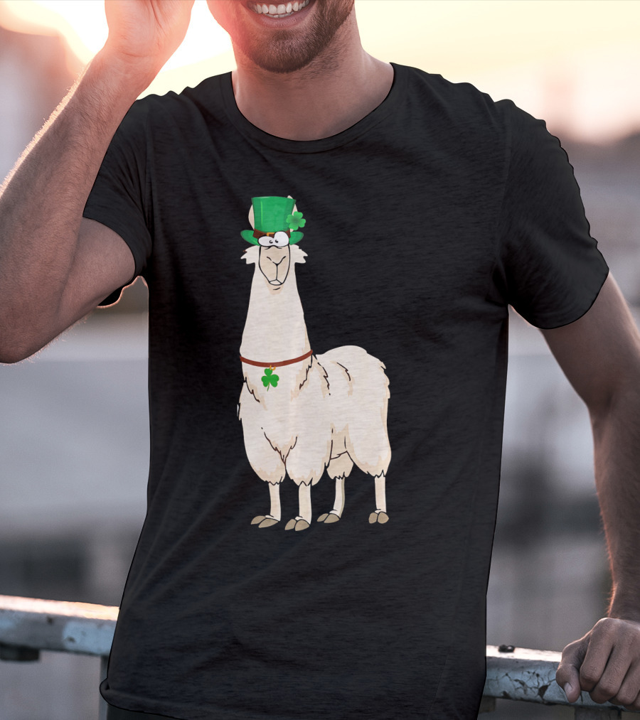 Leprechaun Costume Alpaca St Patrick's Day T-Shirt