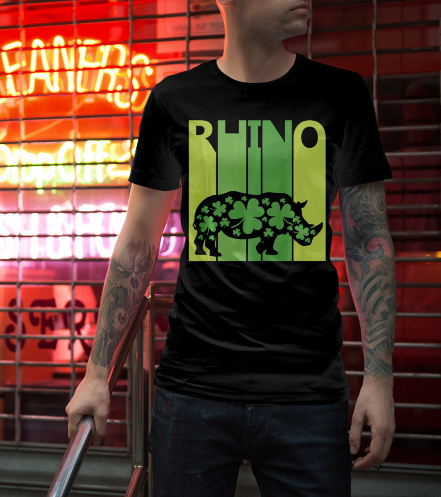 Lucky Clover Rhino T-Shirt
