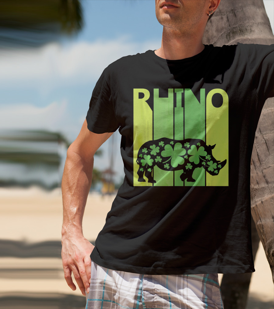 Lucky Clover Rhino T-Shirt