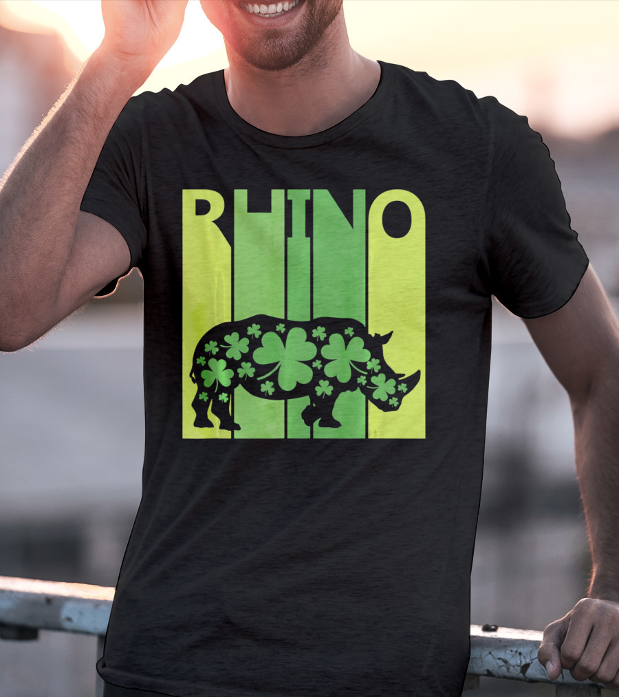 Lucky Clover Rhino T-Shirt