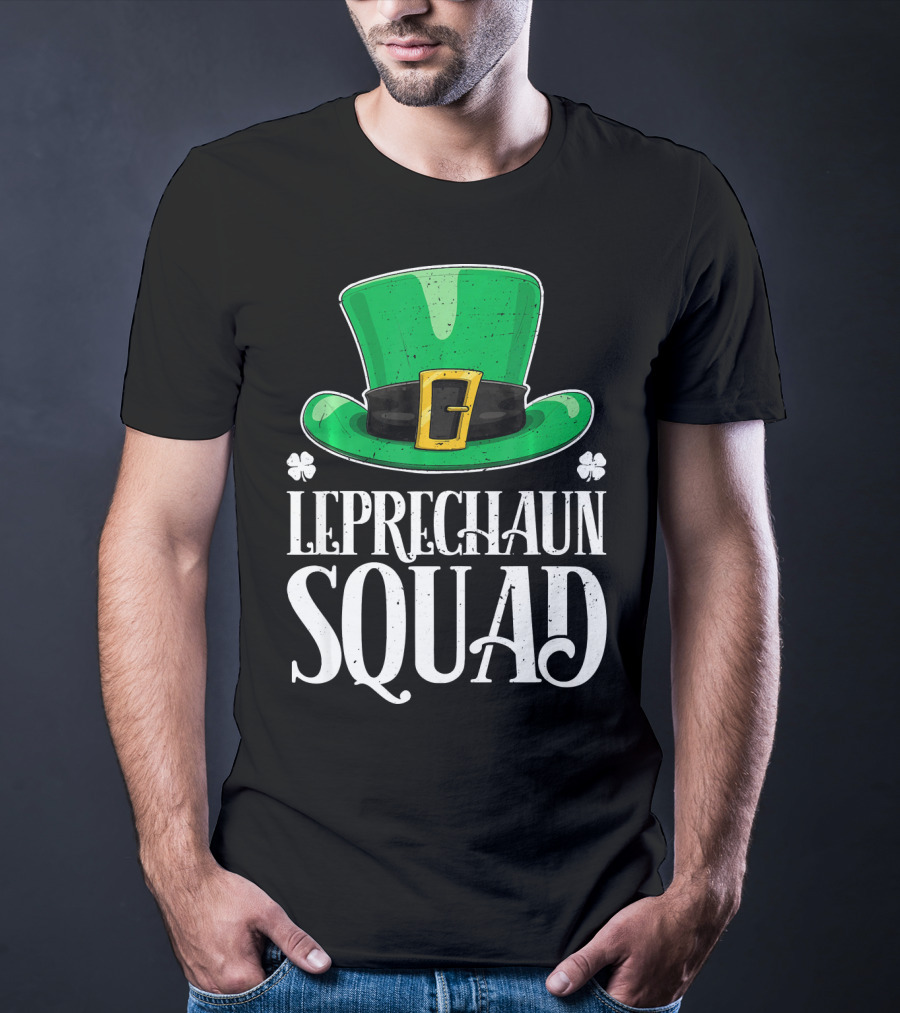 Leprechaun Squad St. Patrick's Day Irish Hat T-Shirt