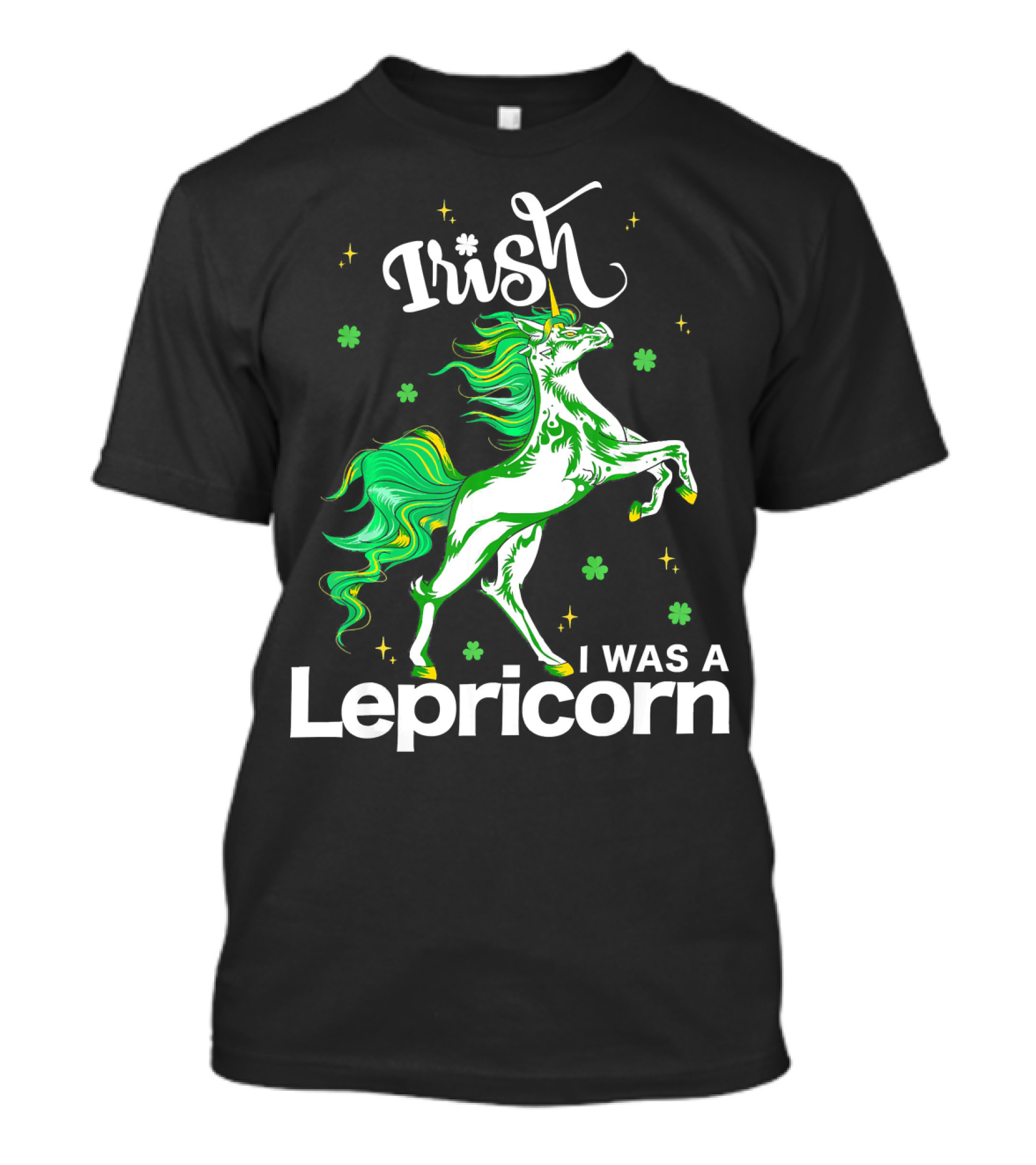 Irish I Was A Lepricorn Unicorn St Patrick's Day Fantasy T-Shirt