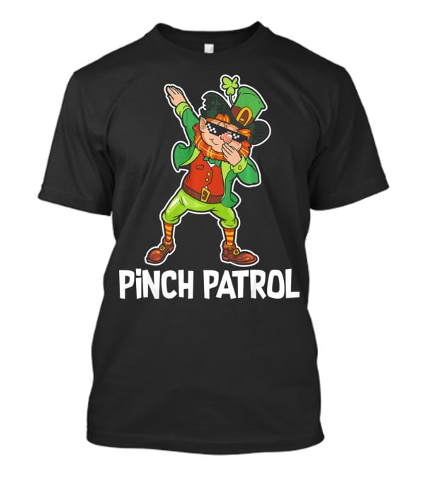 St Patrick's Day Pinch Patrol Dabbing Leprechaun T-Shirt