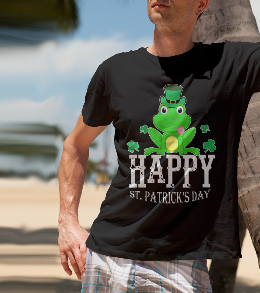 Happy St. Patrick's Day Irish Frog T-Shirt