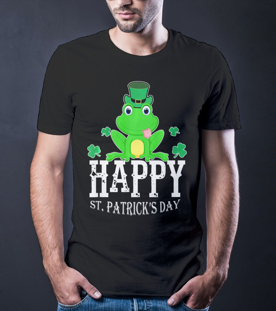Happy St. Patrick's Day Irish Frog T-Shirt