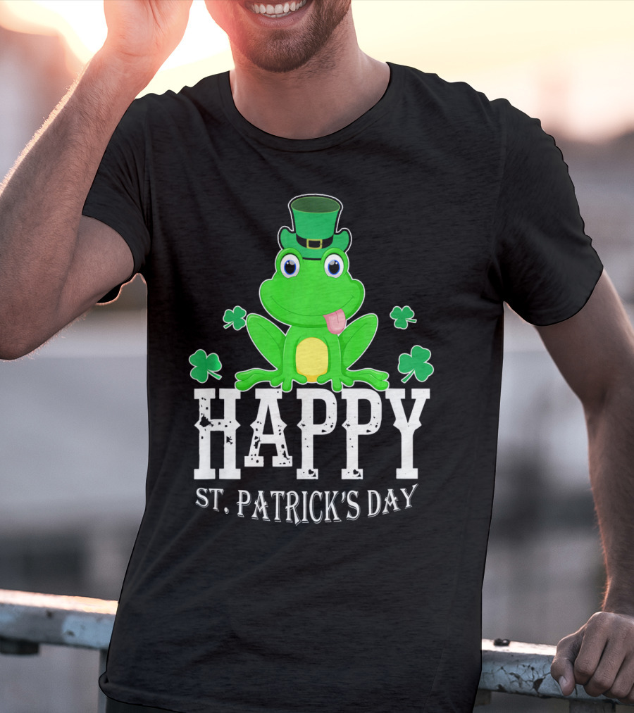 Happy St. Patrick's Day Irish Frog T-Shirt