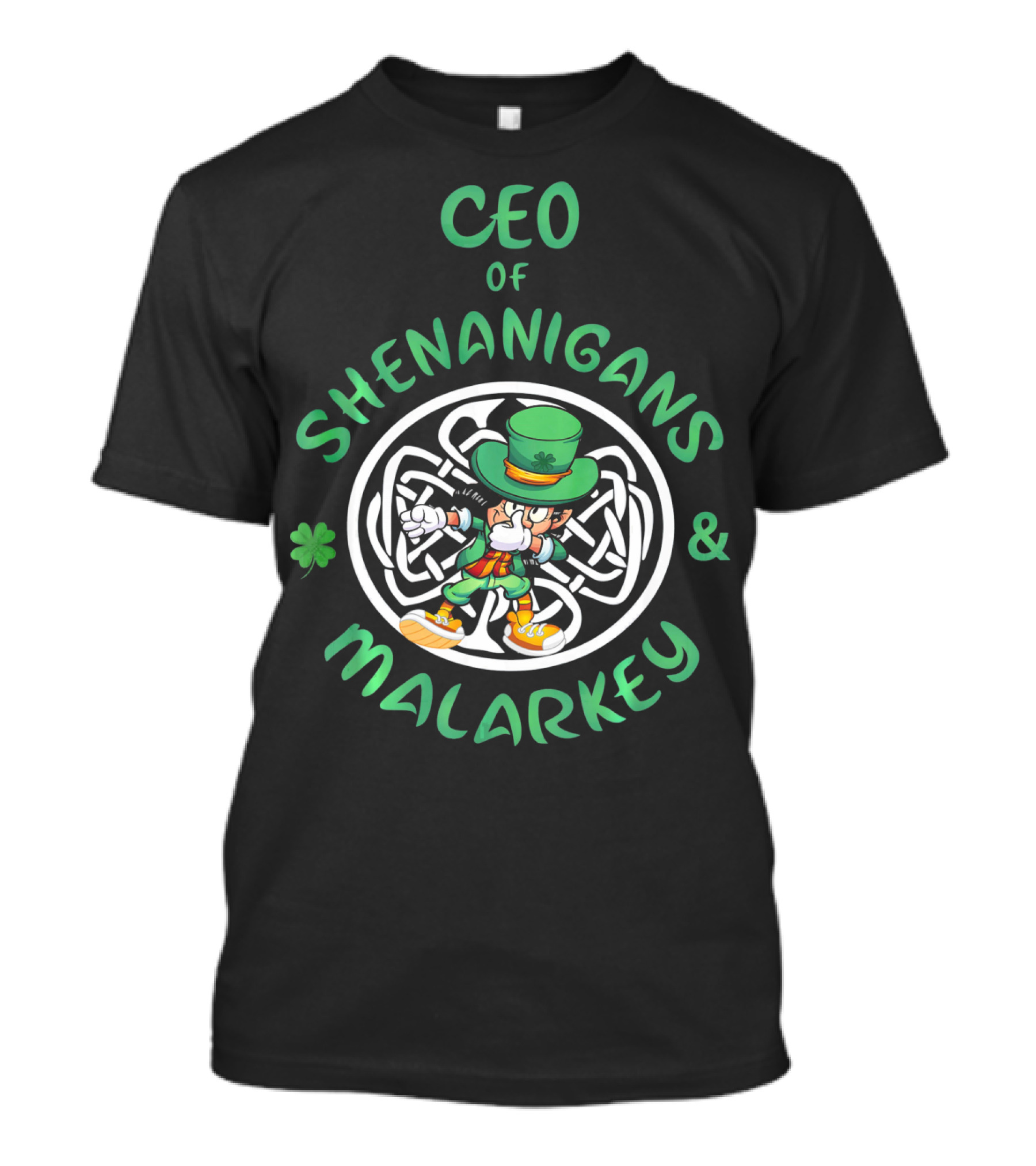 CEO Of Shenanigans And Malarkey Dabbing Leprechaun T-Shirt