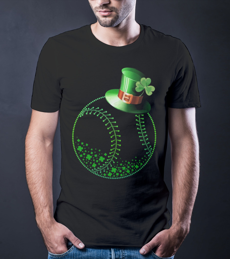 Saint Patricks Day Irish Shamrock Baseball Hat T-Shirt