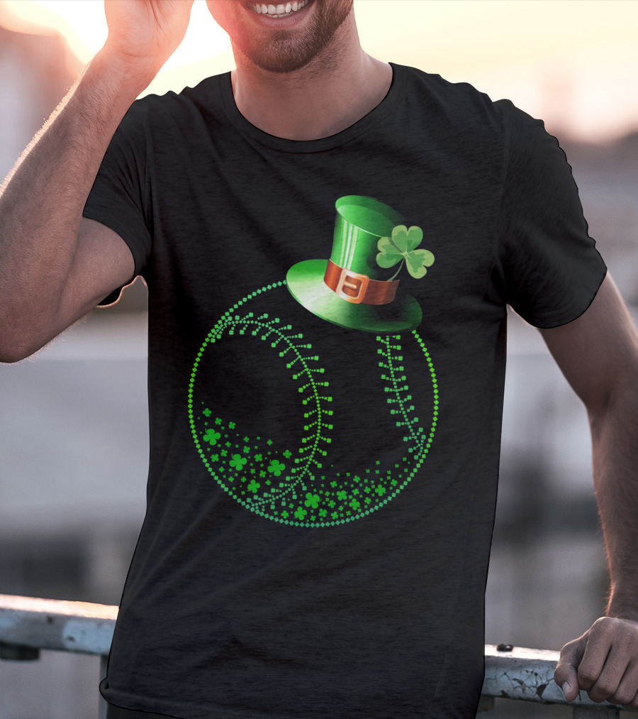 Saint Patricks Day Irish Shamrock Baseball Hat T-Shirt