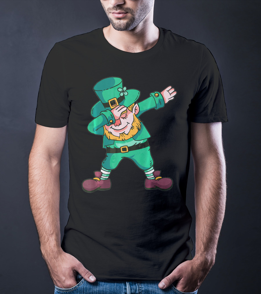 St Patricks Day Leprechaun Dab Dance T-Shirt